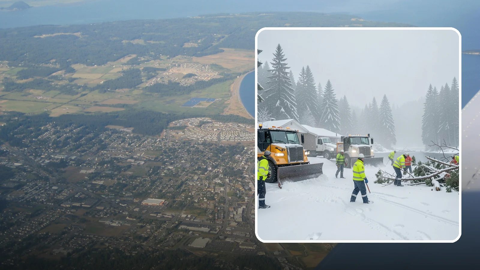 Blizzard Response in Oak Harbor, Island County, WA - When a rare Western Washington blizzard shuts down Puget Sound lowlands, our crews mobilize immediately to keep your property...