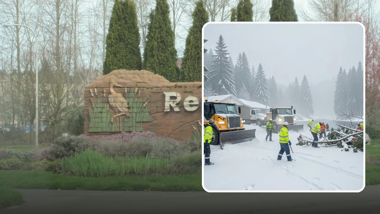 Blizzard Response in Renton, King County, WA - When a rare Western Washington blizzard shuts down Puget Sound lowlands, our crews mobilize immediately to keep your property...