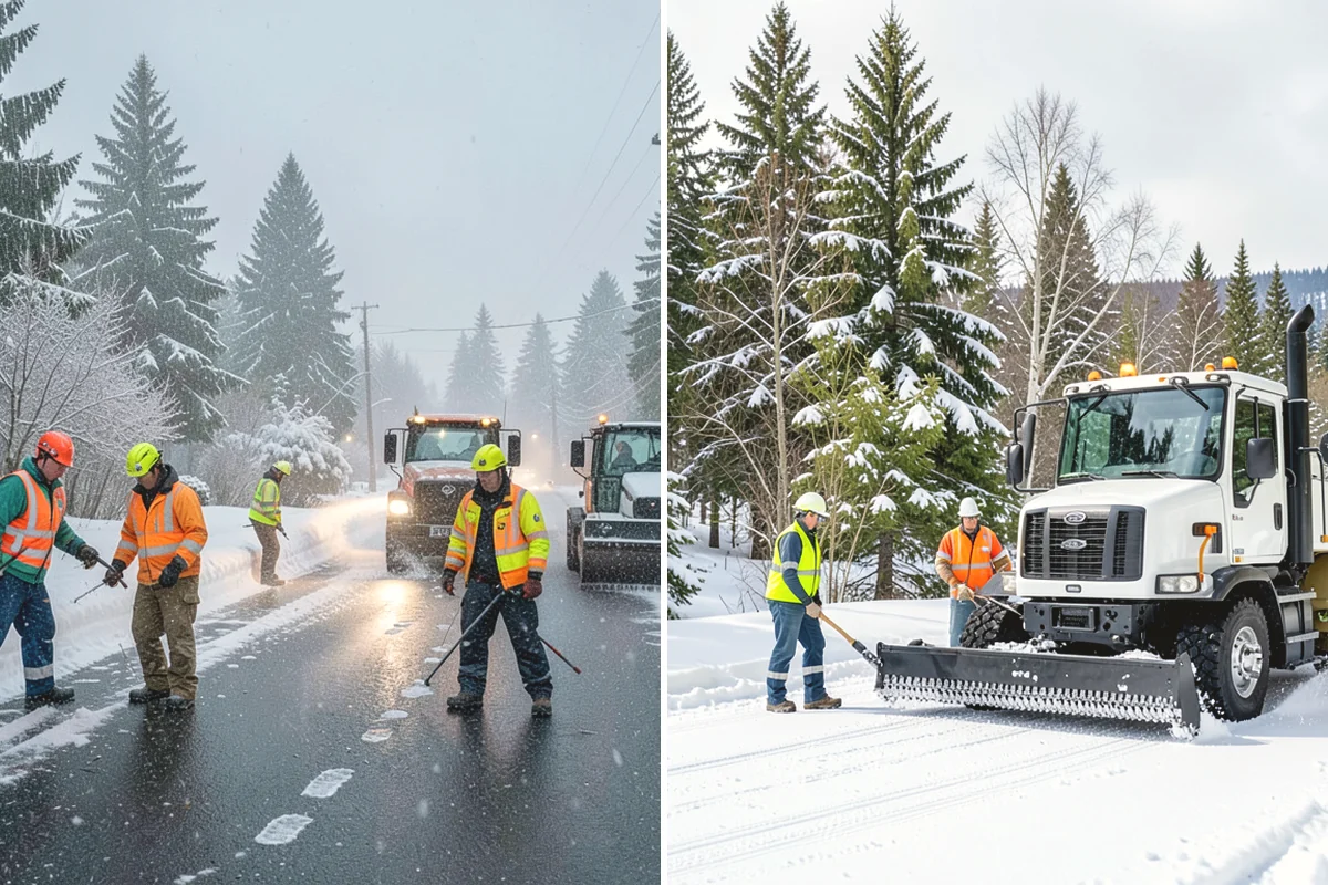 Blizzard Response in Ruston, Pierce County, WA - Monitor NWS and mountain forecasts and stage equipment