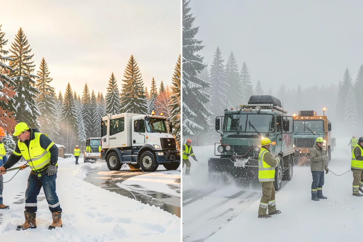 Blizzard Response in Sammamish, King County, WA - Monitor NWS and mountain forecasts and stage equipment