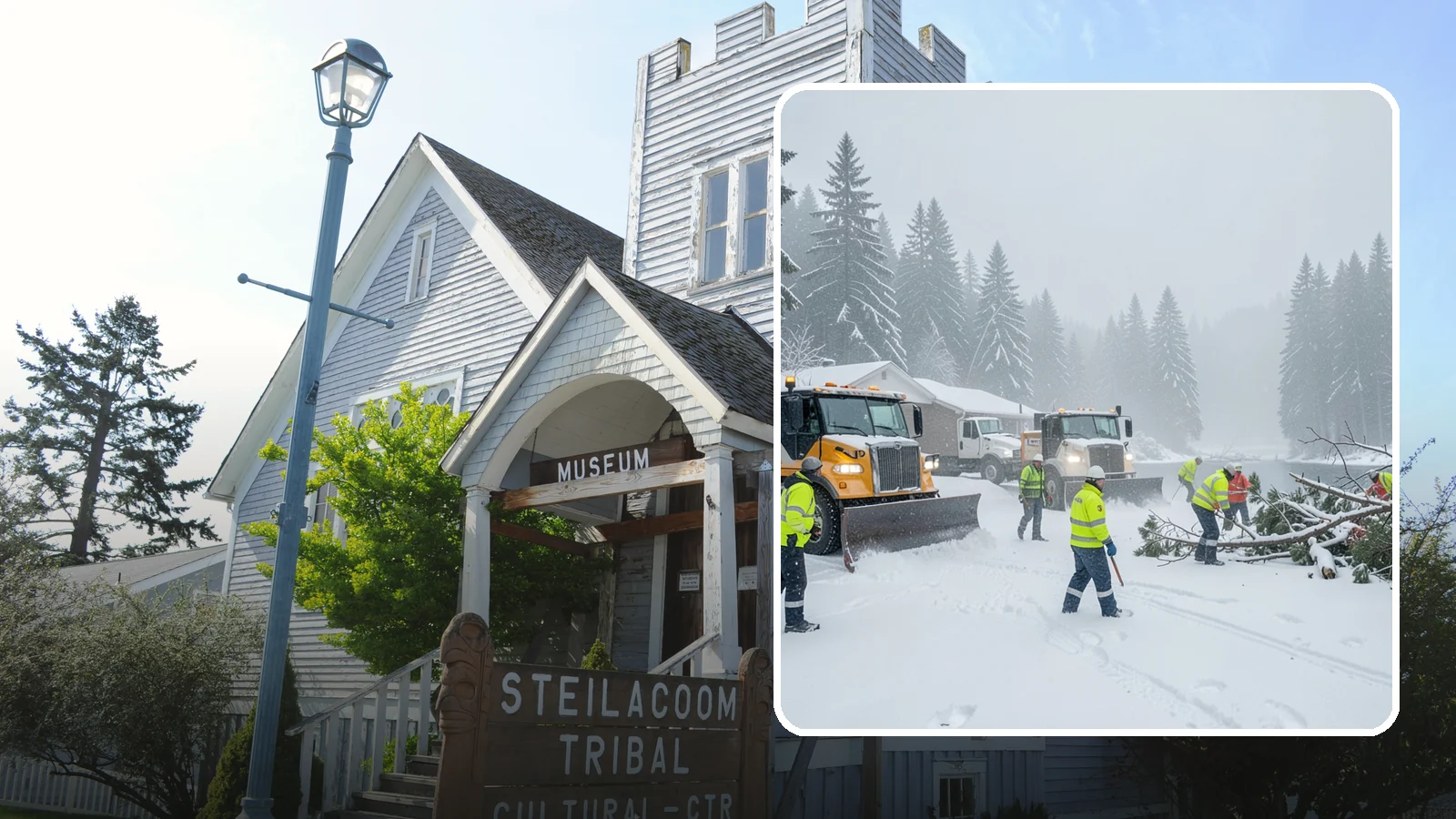 Blizzard Response in Steilacoom, Pierce County, WA - When a rare Western Washington blizzard shuts down Puget Sound lowlands, our crews mobilize immediately to keep your property...