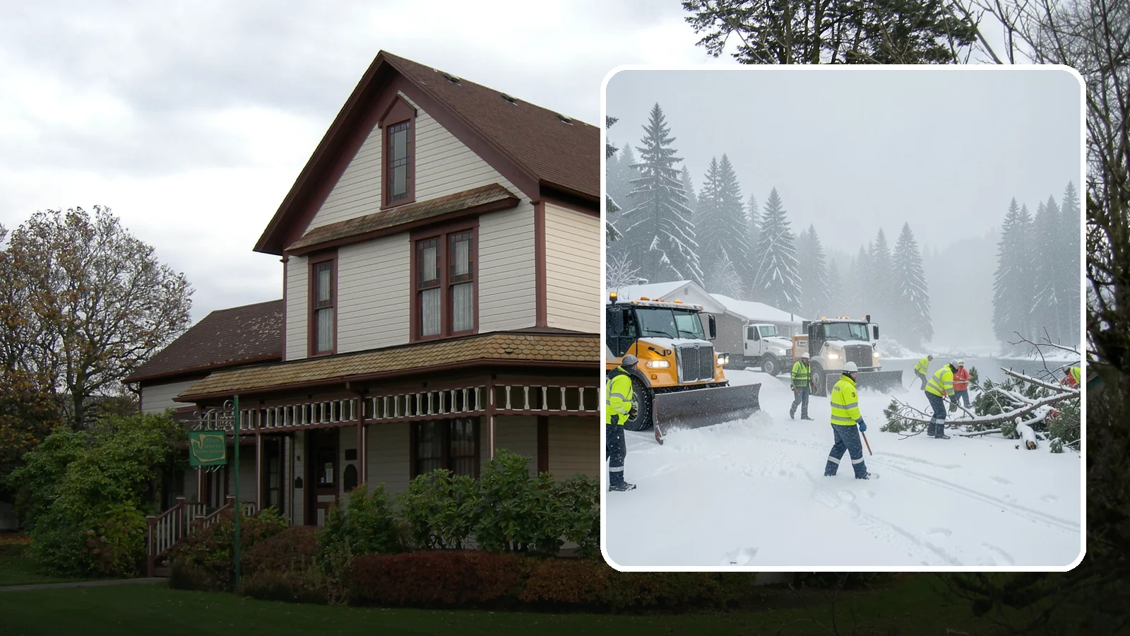 Blizzard Response in Sumner, Pierce County, WA - When a rare Western Washington blizzard shuts down Puget Sound lowlands, our crews mobilize immediately to keep your property...