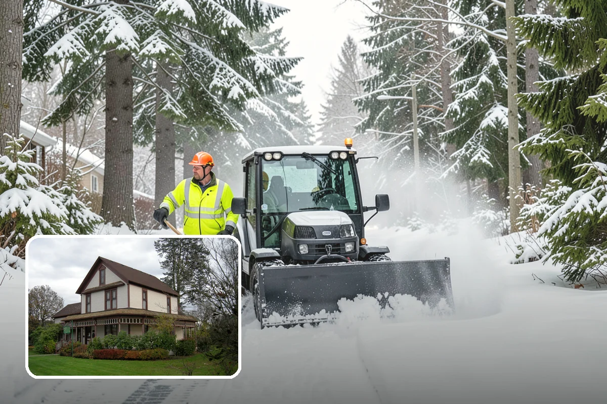 Blizzard Response in Sumner, Pierce County, WA - Crews pre-staged before the storm hits