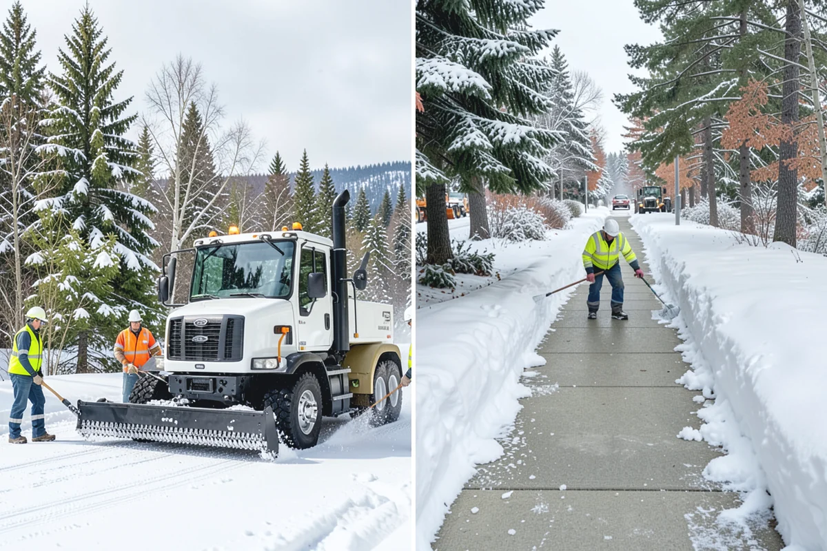 Blizzard Response in Sumner, Pierce County, WA - Monitor NWS and mountain forecasts and stage equipment