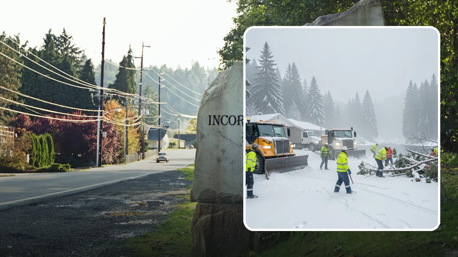 Blizzard Response in Wilkeson, Pierce County, WA - When a rare Western Washington blizzard shuts down Puget Sound lowlands, our crews mobilize immediately to keep your property...