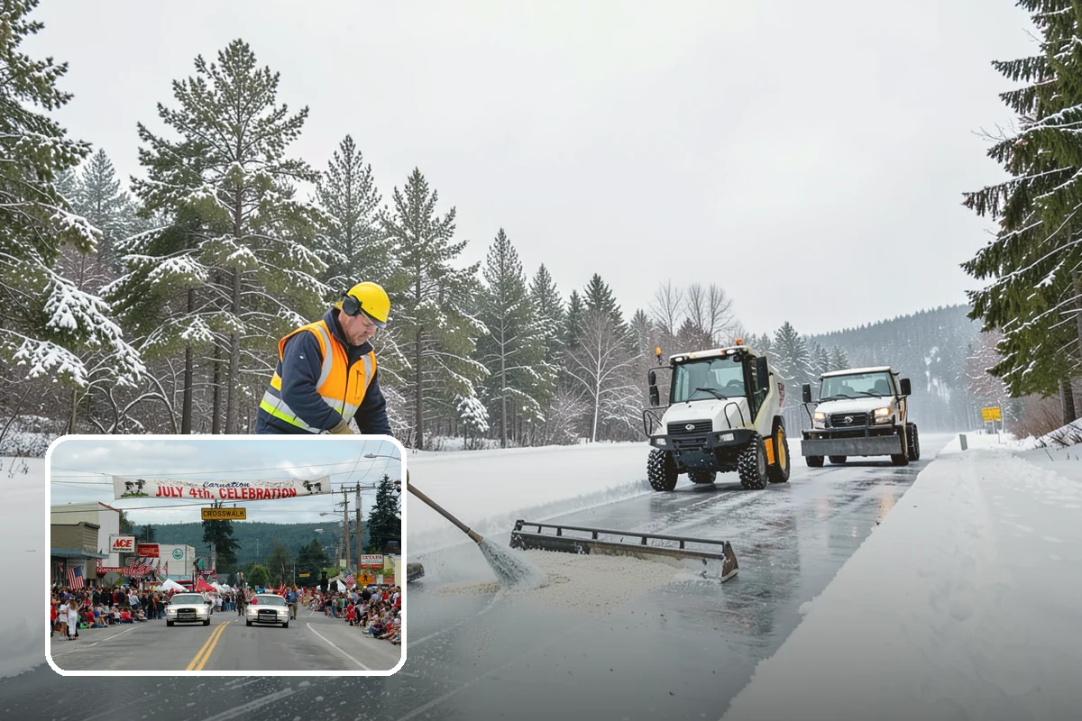 Boardwalk Snow Clearing in Carnation, King County, WA - Protects wood and composite decking from blade damage