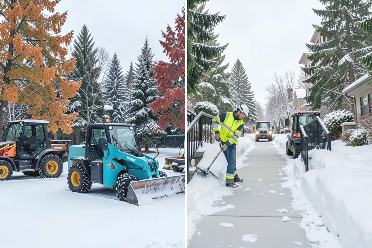 Boardwalk Snow Clearing in Gold Bar, Snohomish County, WA - Clear the boardwalk by hand with poly-edge tools