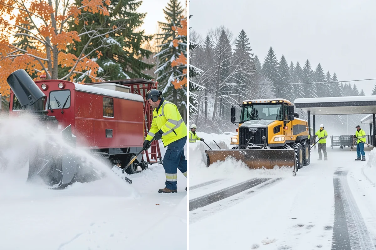 Boardwalk Snow Clearing in Granite Falls, Snohomish County, WA - Clear the boardwalk by hand with poly-edge tools