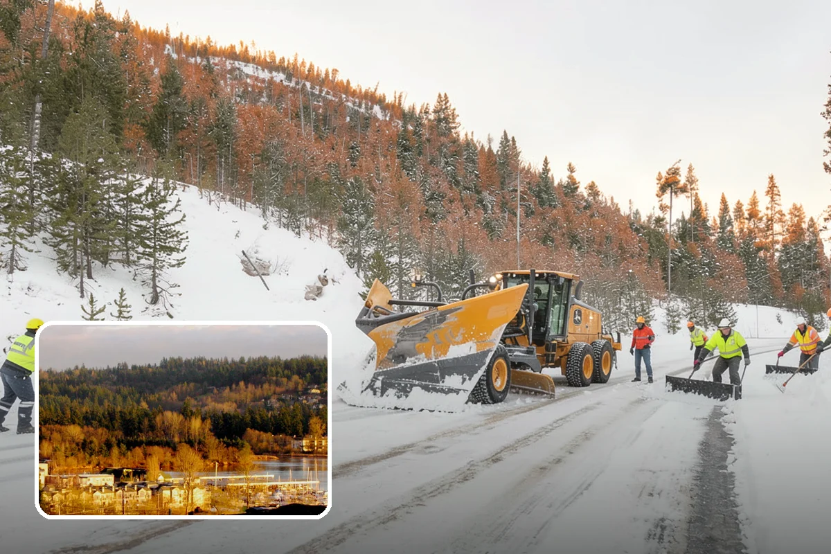 Boardwalk Snow Clearing in Kenmore, King County, WA - Protects wood and composite decking from blade damage