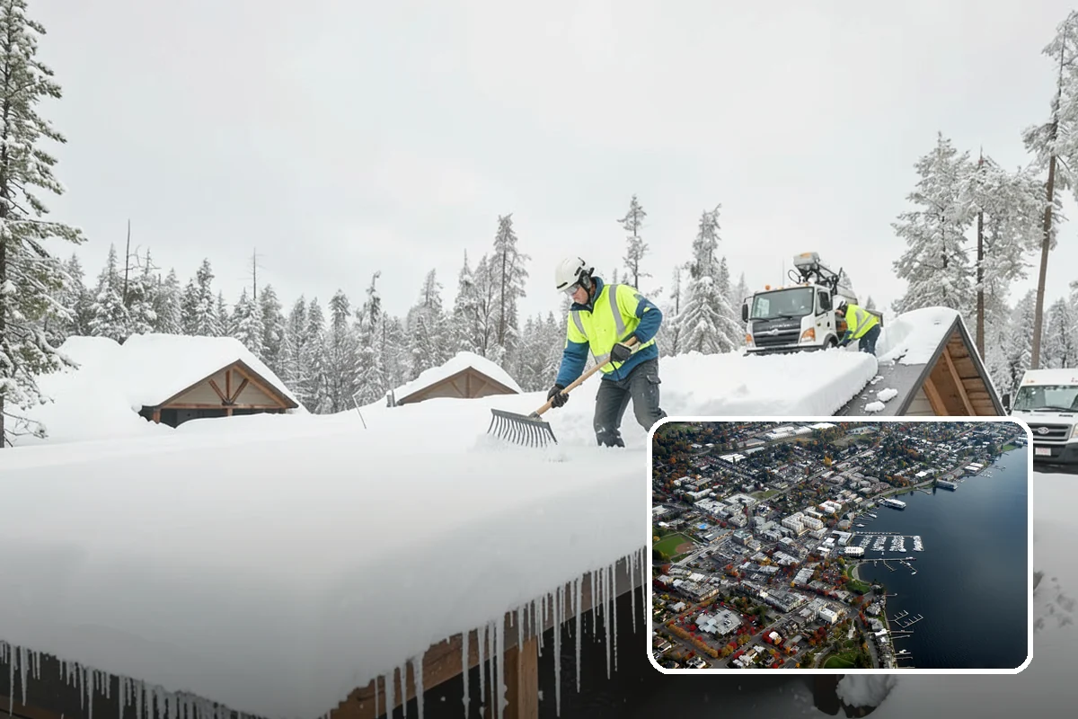 Boardwalk Snow Clearing in Kirkland, King County, WA - Protects wood and composite decking from blade damage