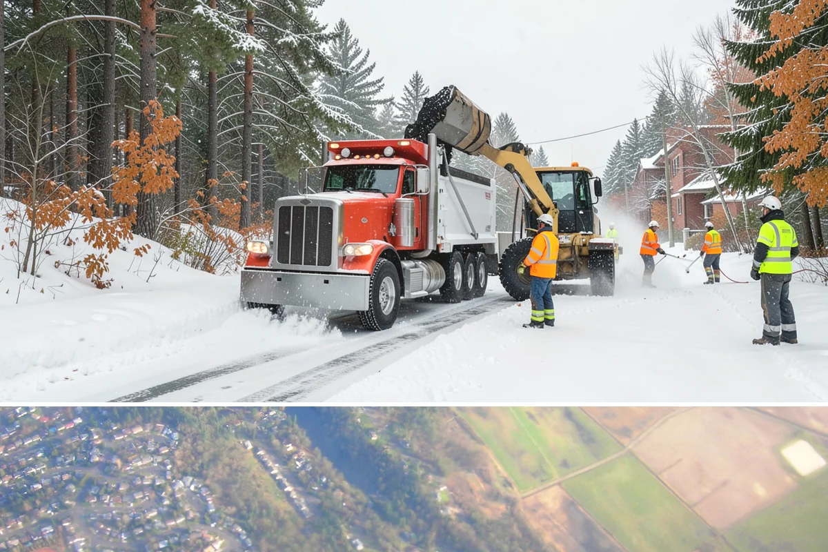 Box Plow Service in Algona, King County, WA - Box plow service is used throughout the snow season, mainly December through February, on large paved commercial properties.
