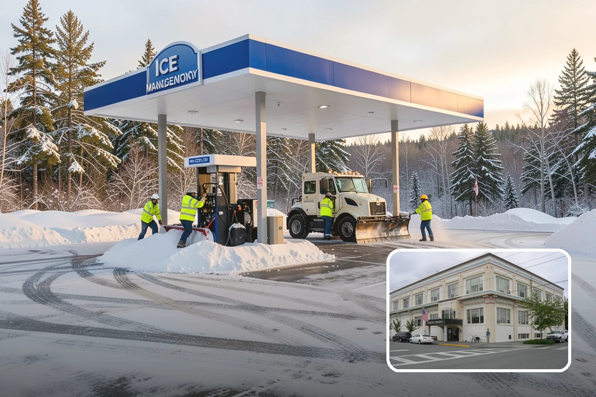 Box Plow Service in Anacortes, Skagit County, WA - Enclosed design that carries maximum snow per pass