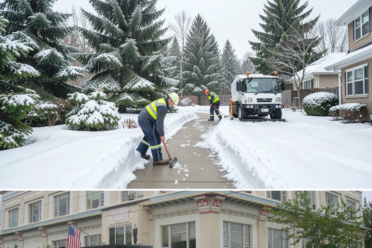 Box Plow Service in Anacortes, Skagit County, WA - Box plow service is used throughout the snow season, mainly December through February, on large paved commercial properties.