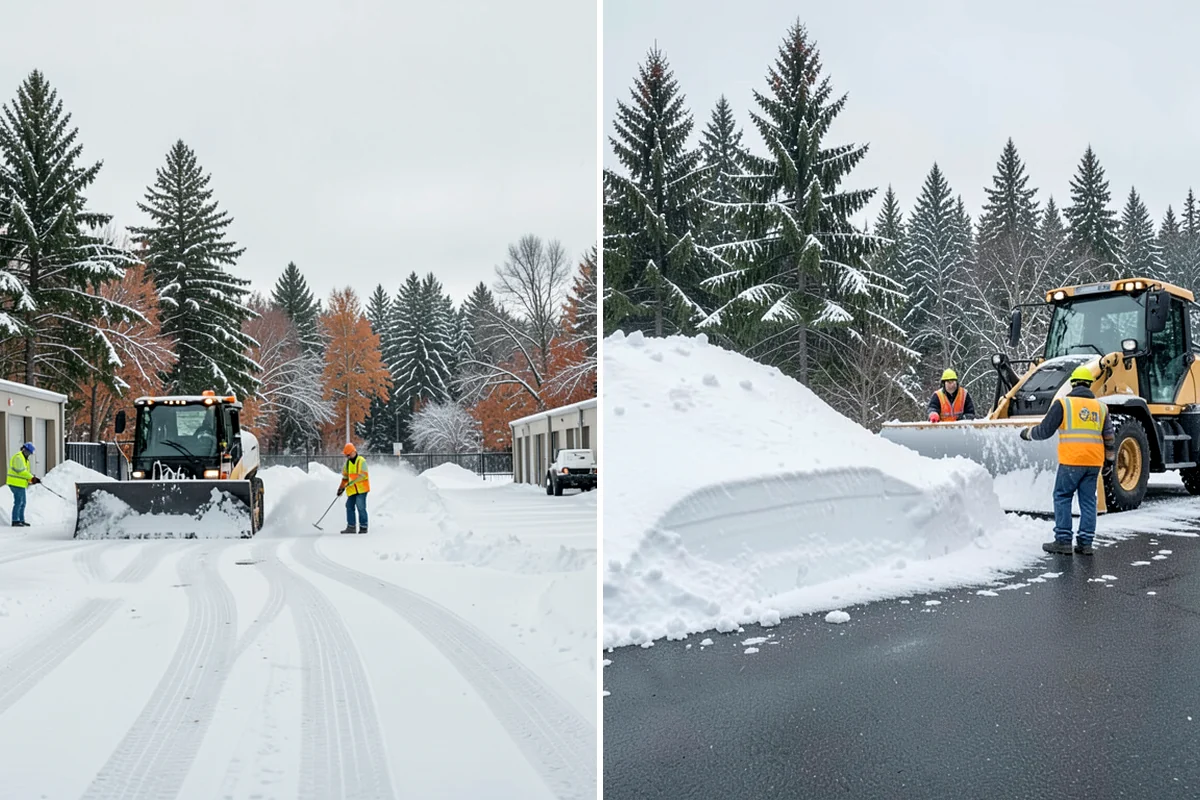 Box Plow Service in Arlington, Snohomish County, WA - Deploy the box plow best sized for the surface