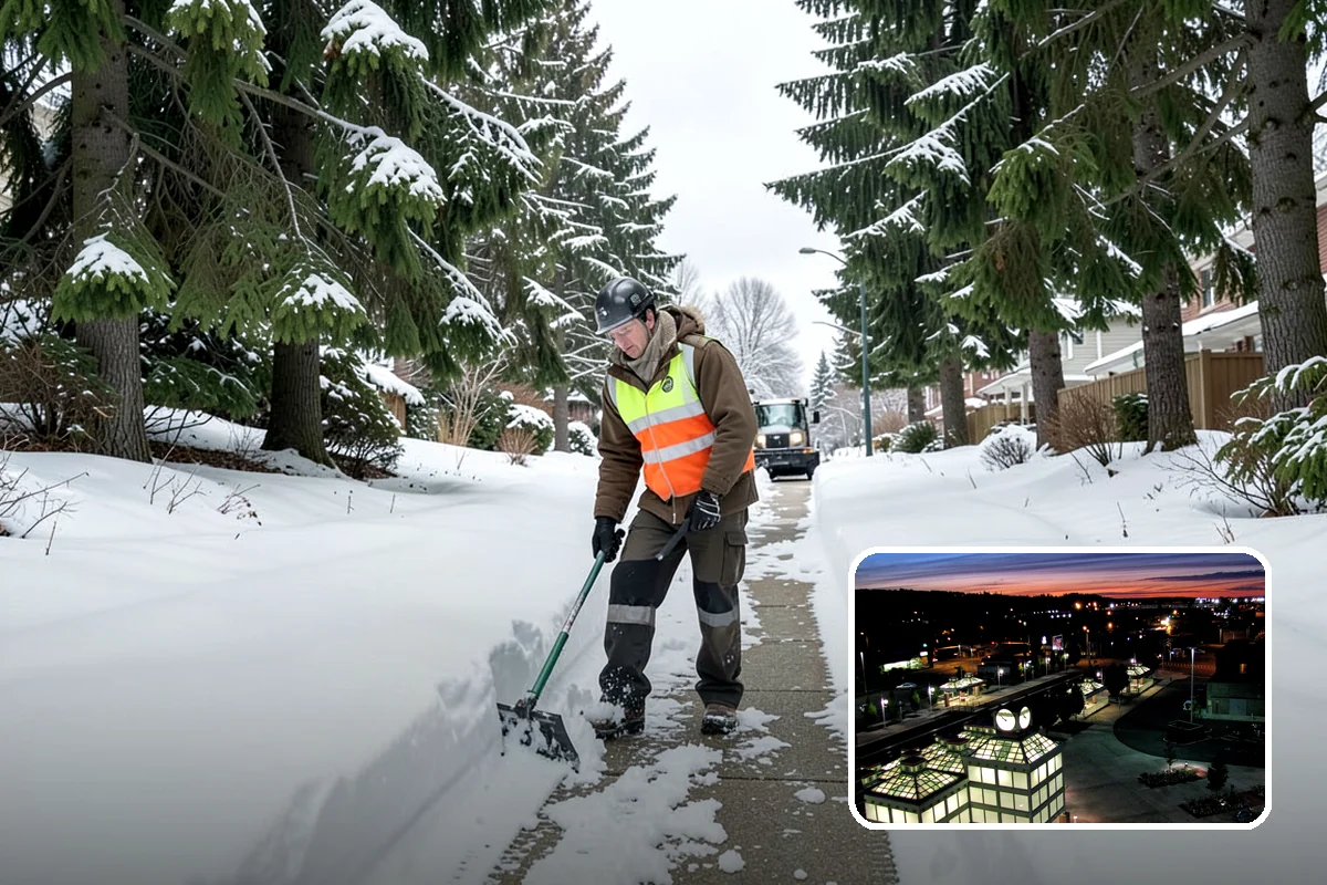 Box Plow Service in Auburn, King County, WA - Enclosed design that carries maximum snow per pass
