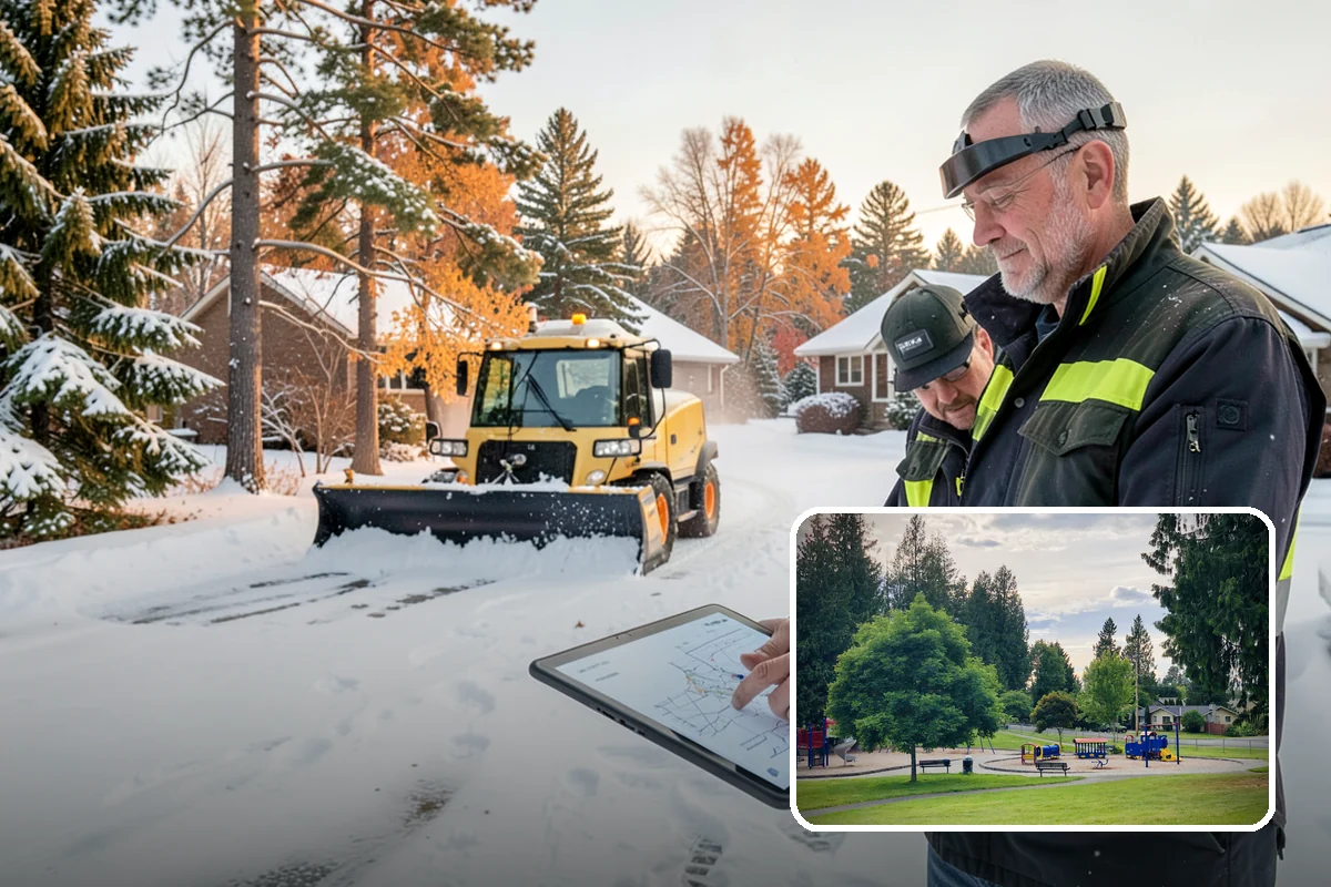 Box Plow Service in Bonney Lake, Pierce County, WA - Enclosed design that carries maximum snow per pass