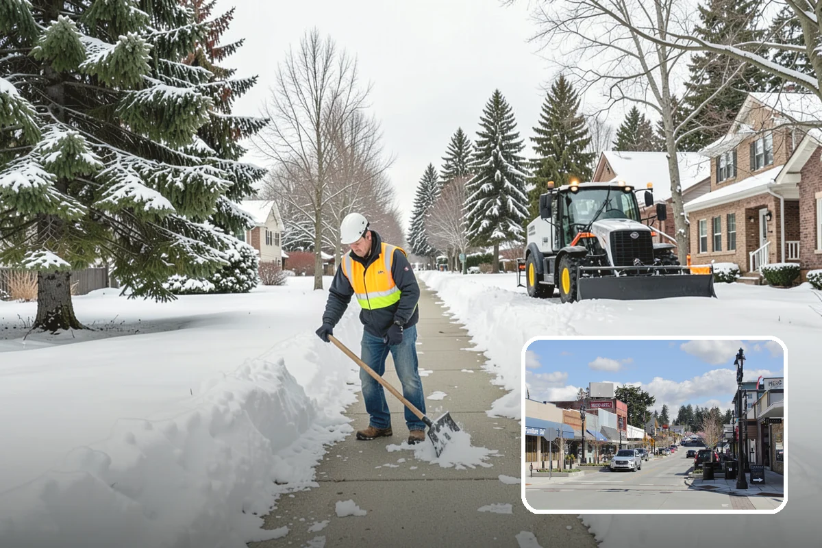 Box Plow Service in Bothell, King County, WA - Enclosed design that carries maximum snow per pass