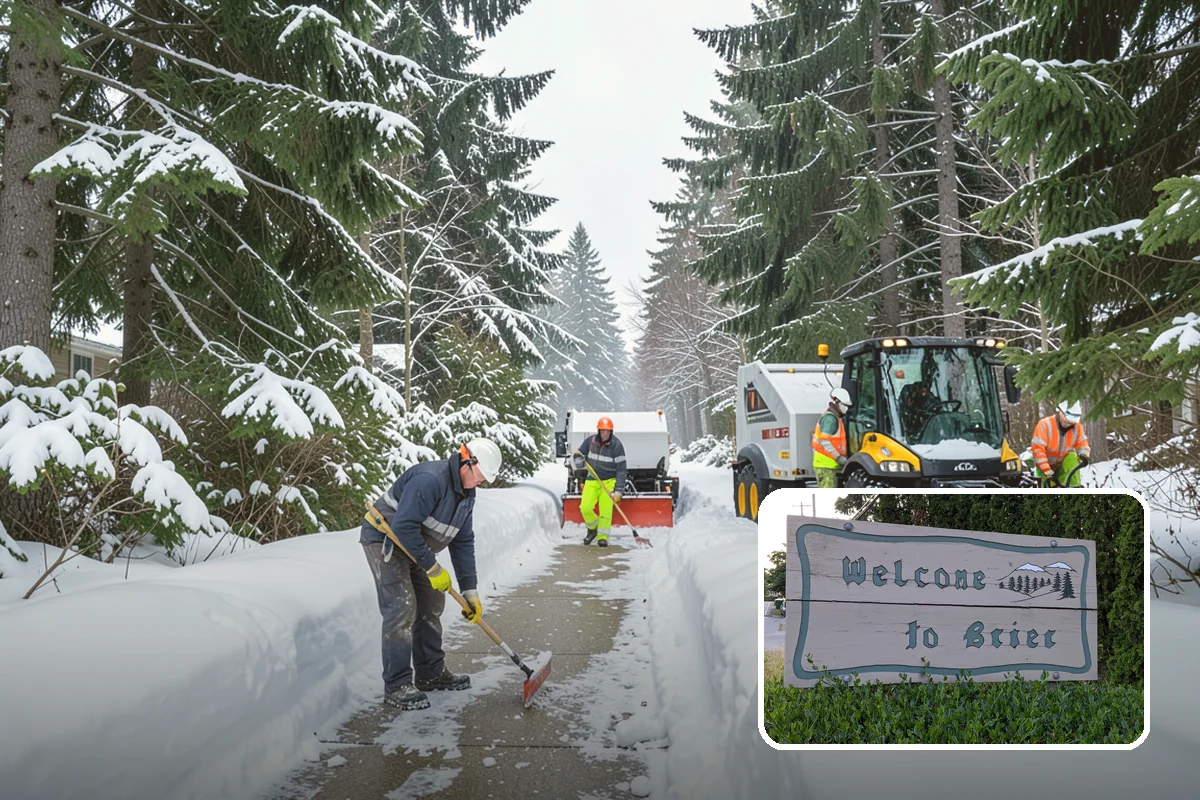Box Plow Service in Brier, Snohomish County, WA - Enclosed design that carries maximum snow per pass