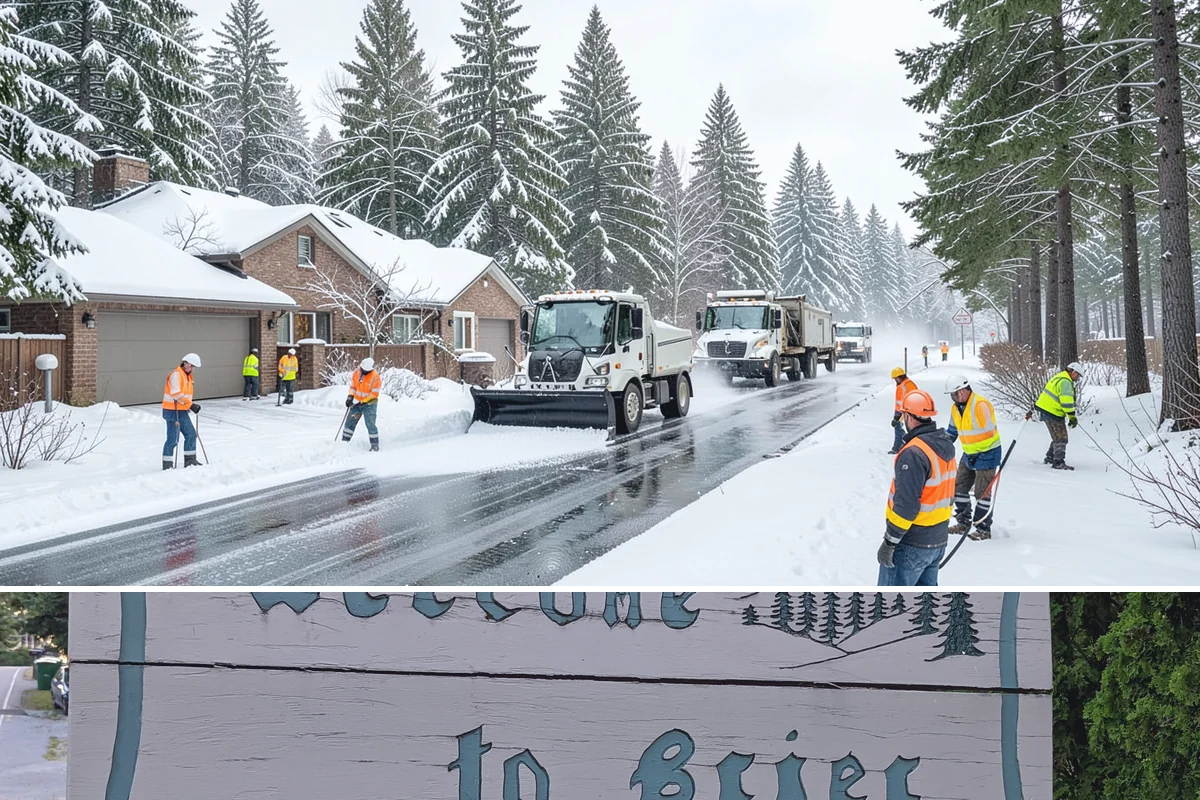 Box Plow Service in Brier, Snohomish County, WA - Box plow service is used throughout the snow season, mainly December through February, on large paved commercial properties.