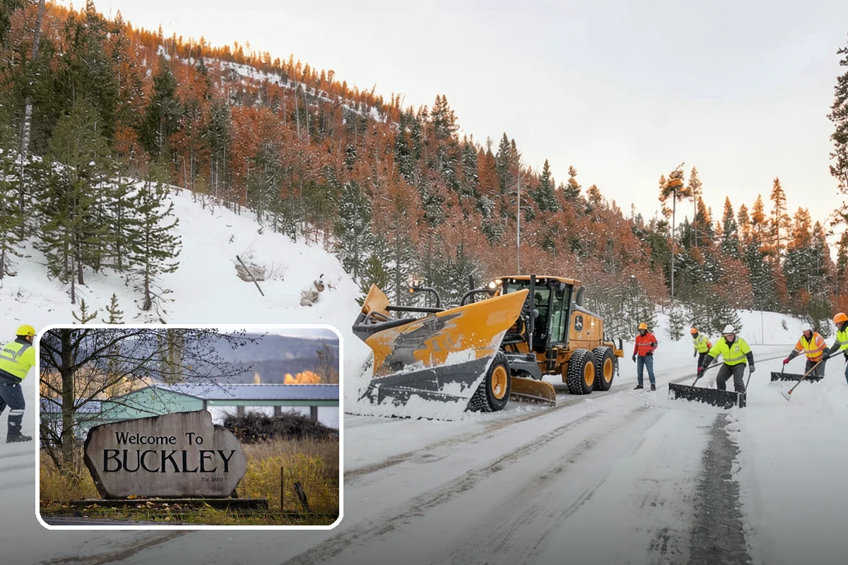 Box Plow Service in Buckley, Pierce County, WA - Enclosed design that carries maximum snow per pass