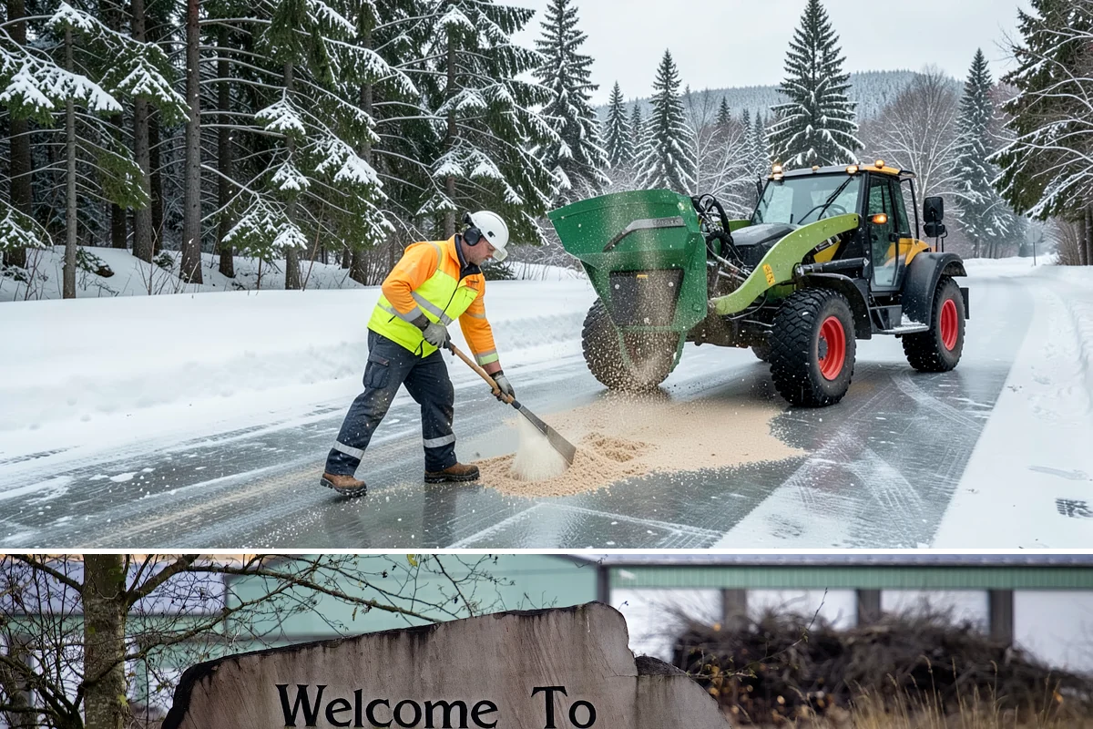 Box Plow Service in Buckley, Pierce County, WA - Box plow service is used throughout the snow season, mainly December through February, on large paved commercial properties.