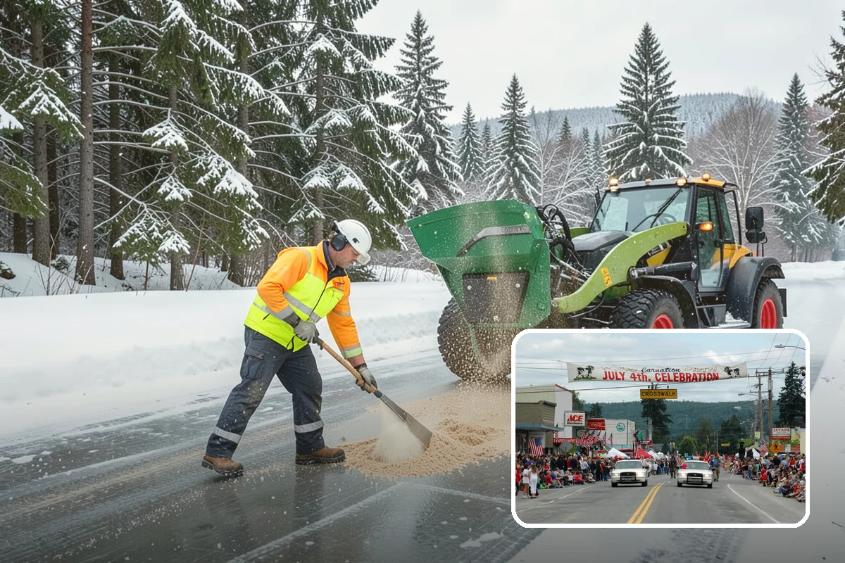 Box Plow Service in Carnation, King County, WA - Enclosed design that carries maximum snow per pass