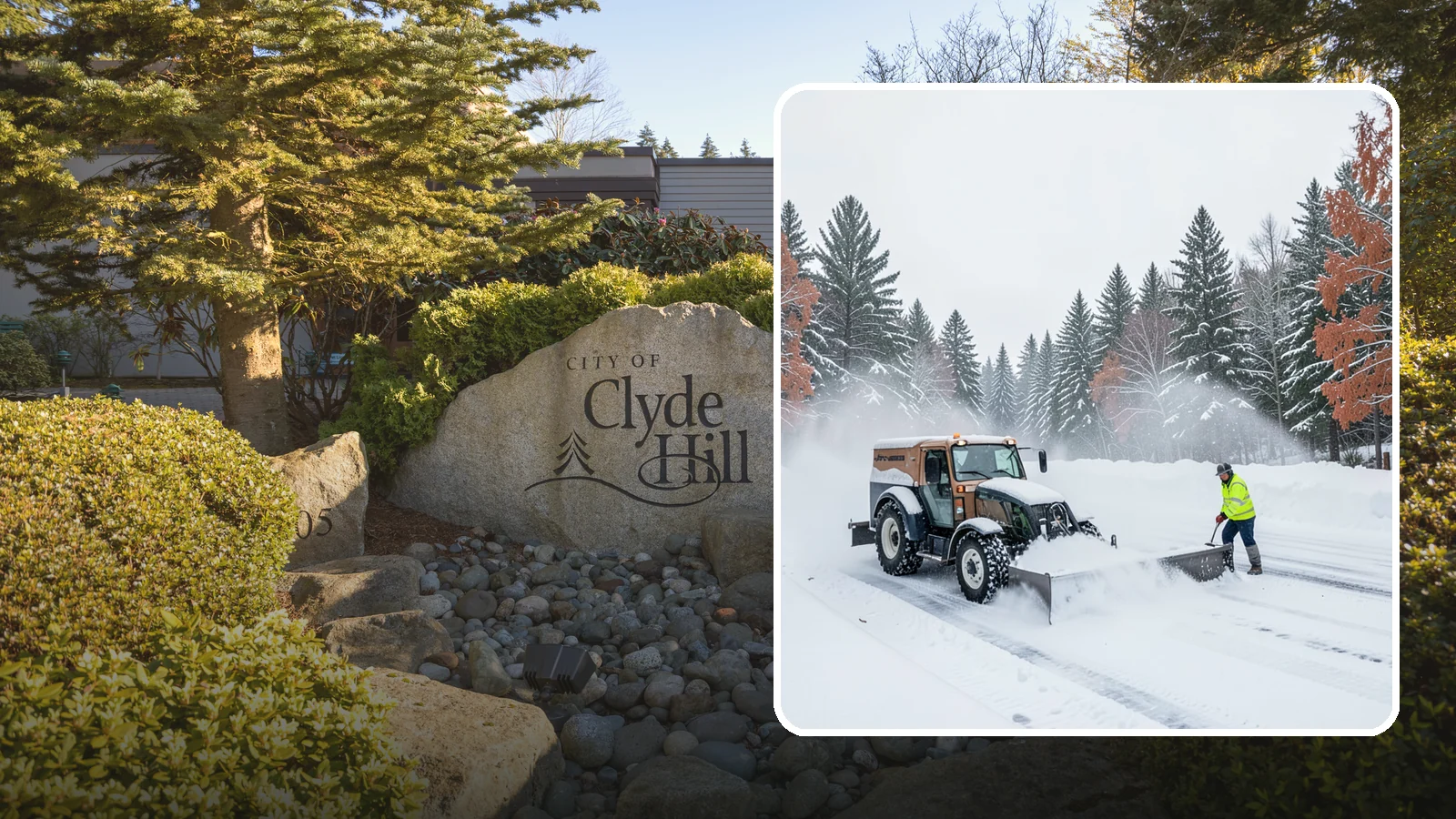 Box Plow Service in Clyde Hill, King County, WA - Our box plows clear large flat surfaces efficiently by containing and carrying heavy snow in each pass.
