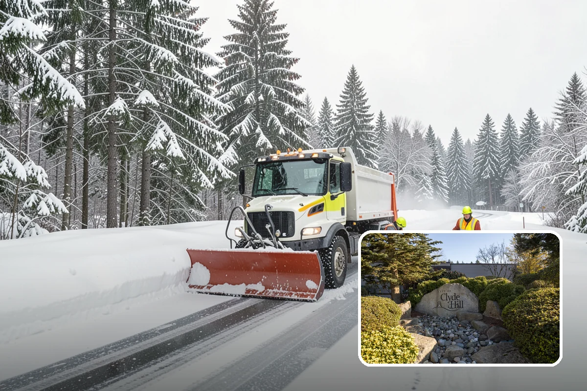 Box Plow Service in Clyde Hill, King County, WA - Enclosed design that carries maximum snow per pass
