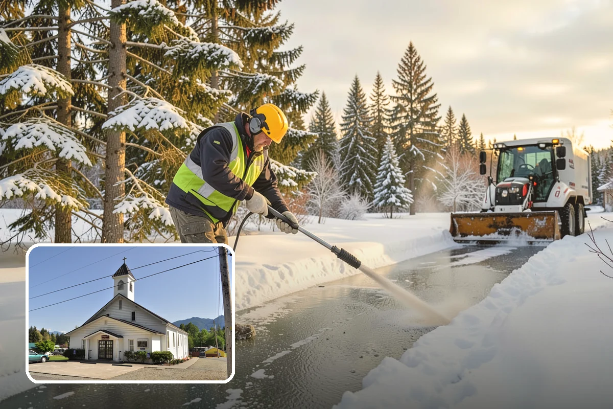 Box Plow Service in Concrete, Skagit County, WA - Enclosed design that carries maximum snow per pass