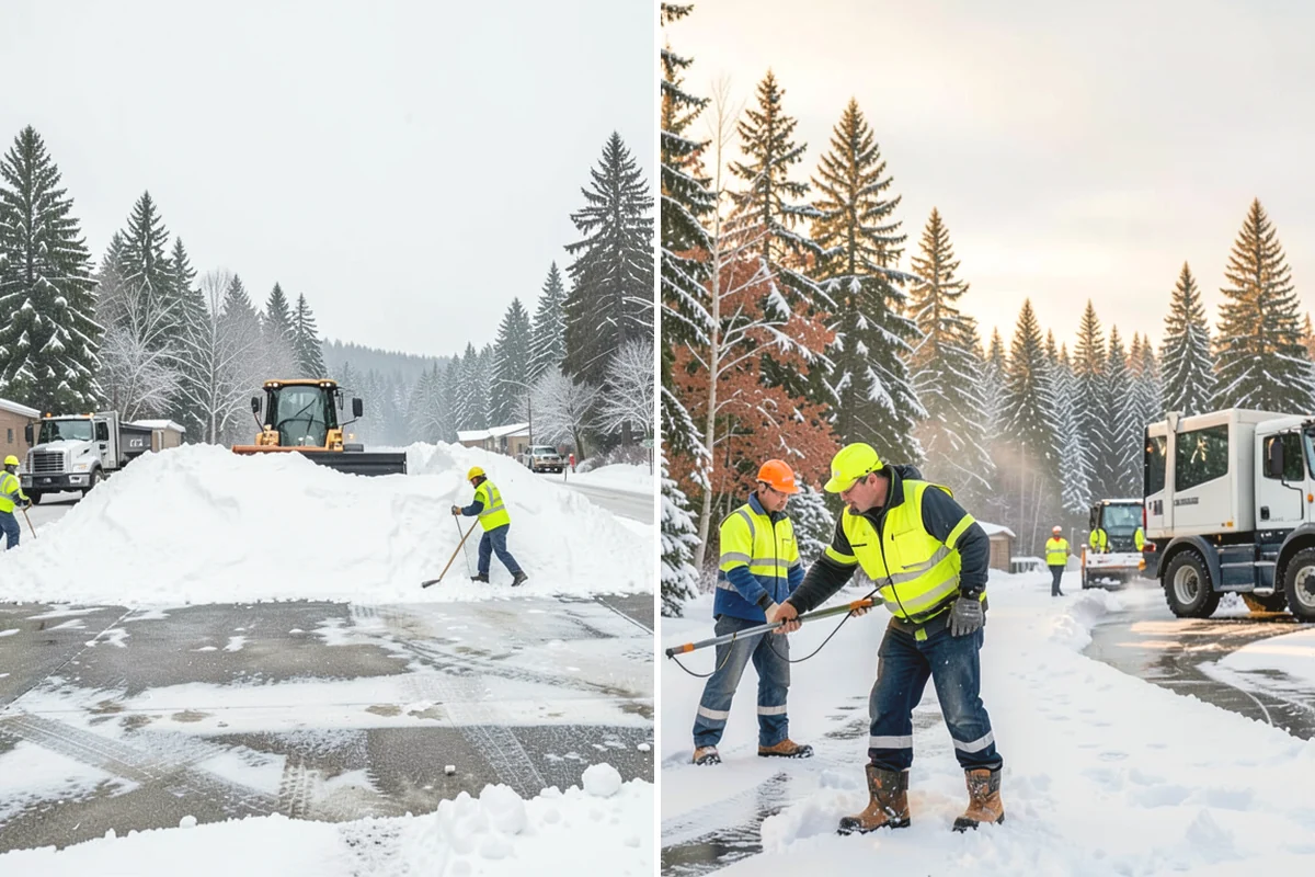 Box Plow Service in Duvall, King County, WA - Deploy the box plow best sized for the surface