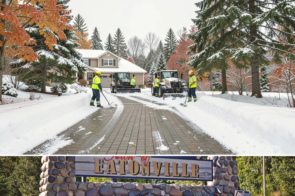 Box Plow Service in Eatonville, Pierce County, WA - Box plow service is used throughout the snow season, mainly December through February, on large paved commercial properties.