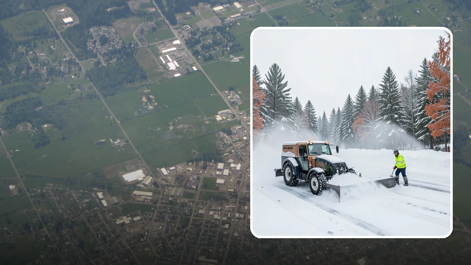 Box Plow Service in Enumclaw, King County, WA - Our box plows clear large flat surfaces efficiently by containing and carrying heavy snow in each pass.
