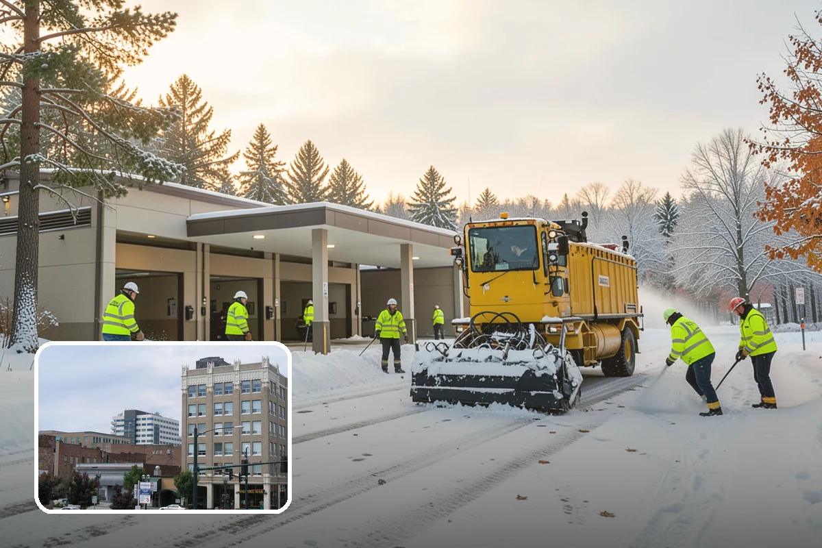 Box Plow Service in Everett, Snohomish County, WA - Enclosed design that carries maximum snow per pass