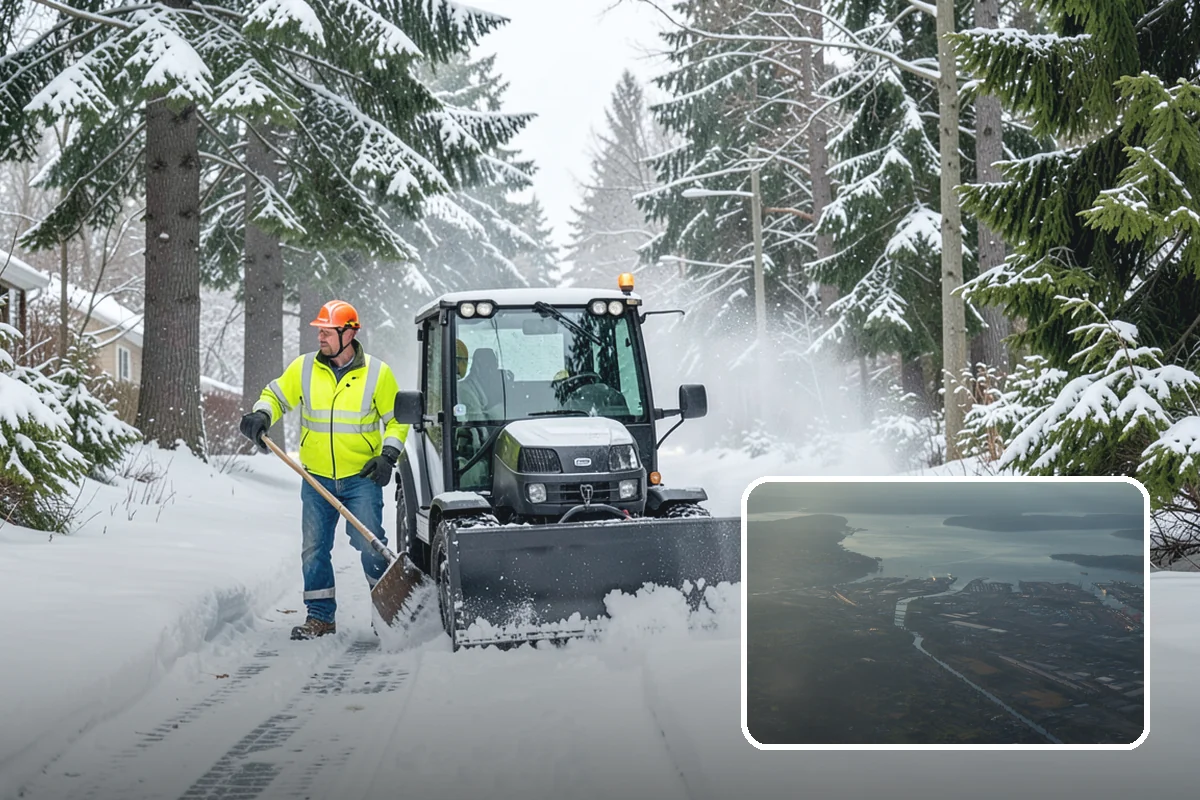 Box Plow Service in Fife, Pierce County, WA - Enclosed design that carries maximum snow per pass