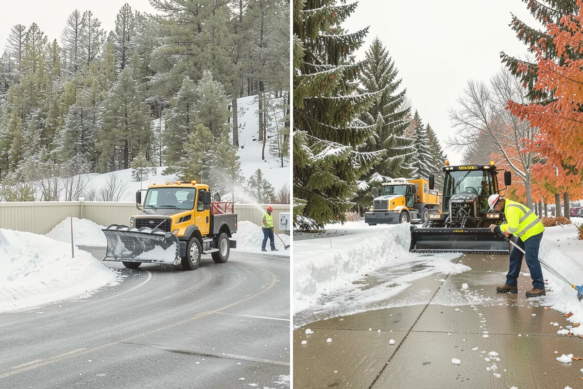 Box Plow Service in Fife, Pierce County, WA - Deploy the box plow best sized for the surface
