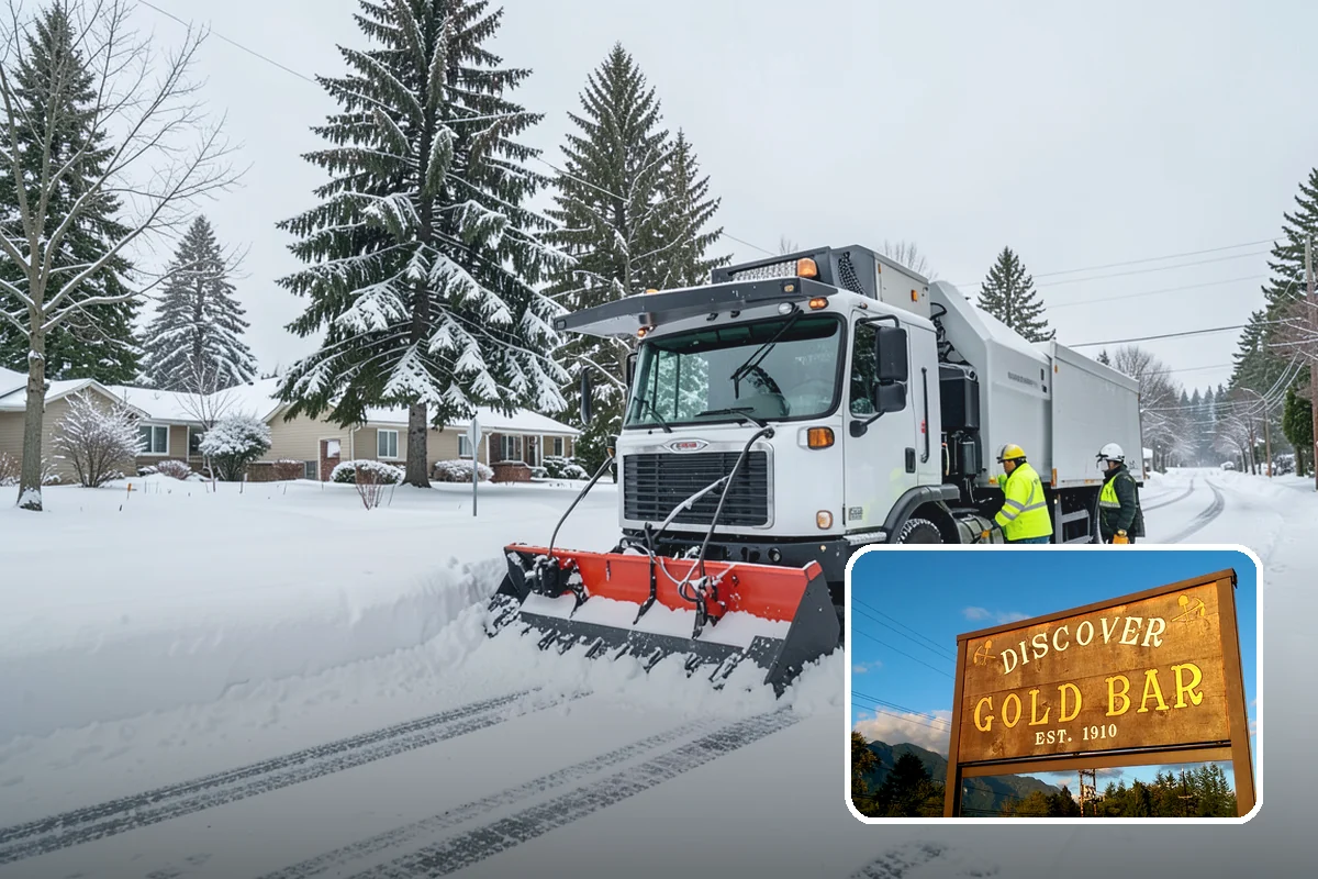Box Plow Service in Gold Bar, Snohomish County, WA - Enclosed design that carries maximum snow per pass