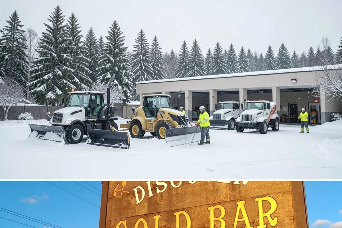 Box Plow Service in Gold Bar, Snohomish County, WA - Box plow service is used throughout the snow season, mainly December through February, on large paved commercial properties.