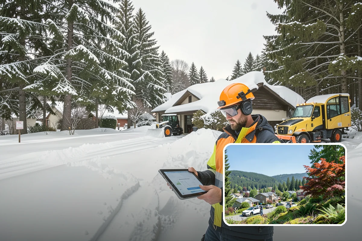 Box Plow Service in Index, Snohomish County, WA - Enclosed design that carries maximum snow per pass