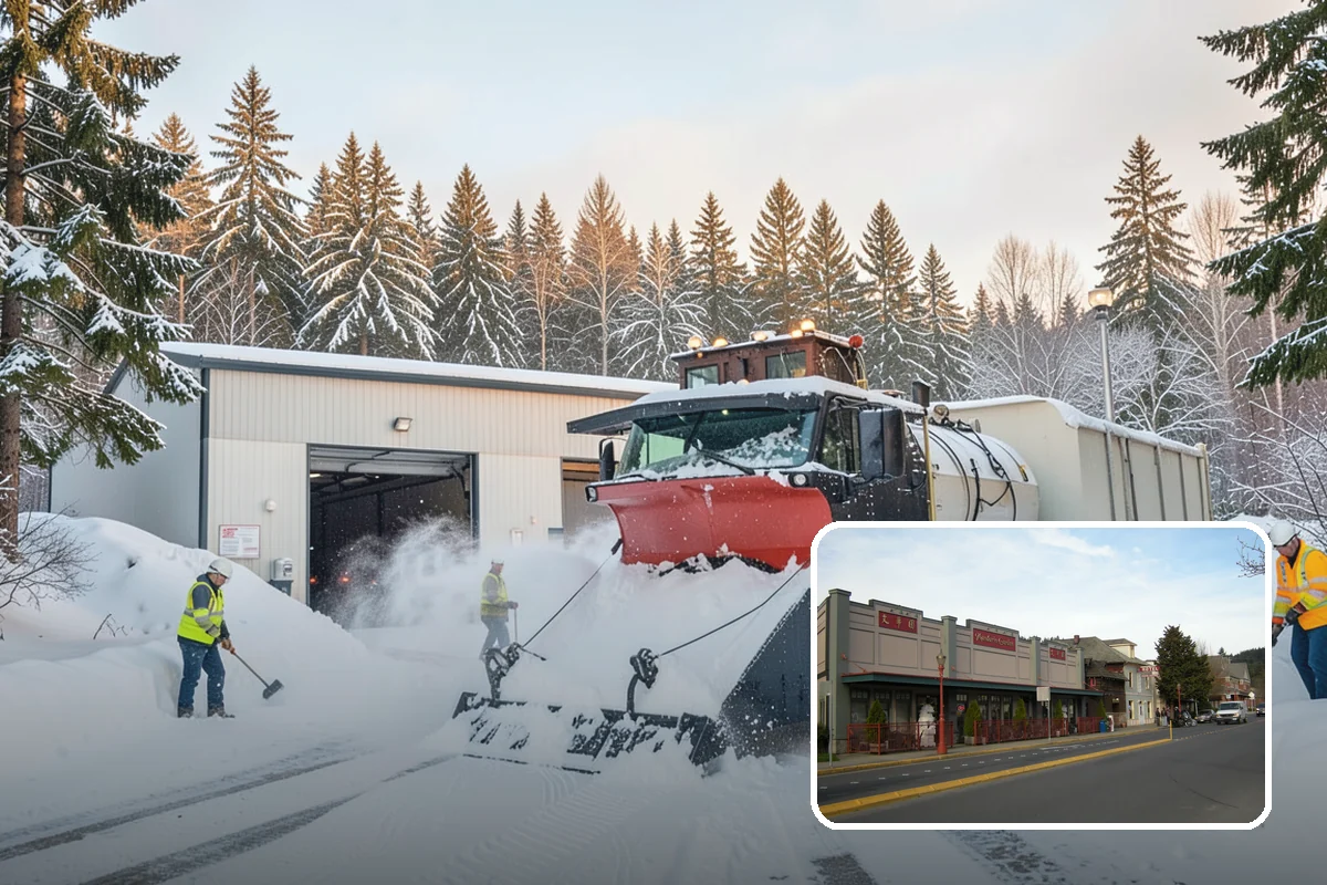 Box Plow Service in Issaquah, King County, WA - Enclosed design that carries maximum snow per pass