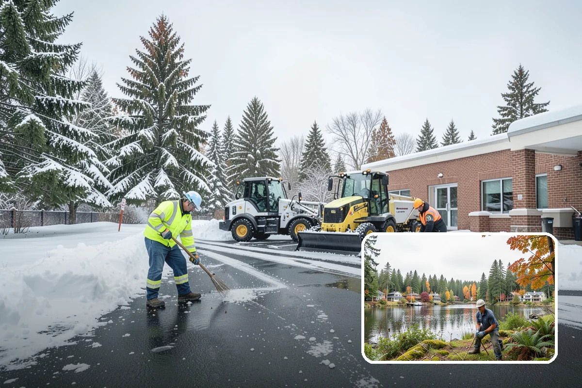 Box Plow Service in La Conner, Skagit County, WA - Enclosed design that carries maximum snow per pass