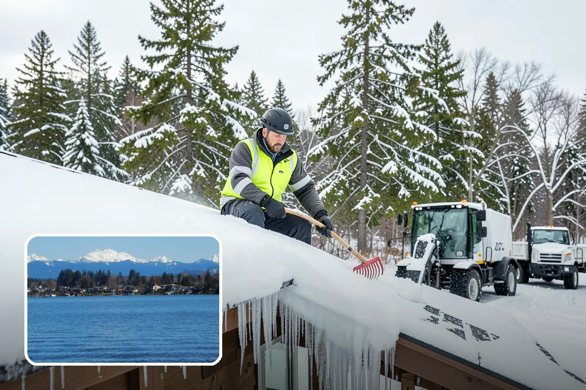 Box Plow Service in Lake Stevens, Snohomish County, WA - Enclosed design that carries maximum snow per pass
