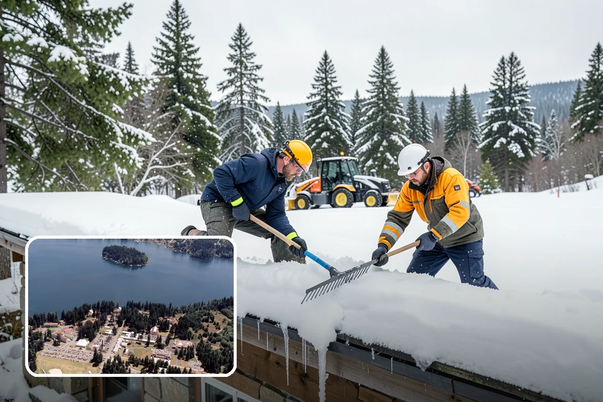 Box Plow Service in Lakewood, Pierce County, WA - Enclosed design that carries maximum snow per pass