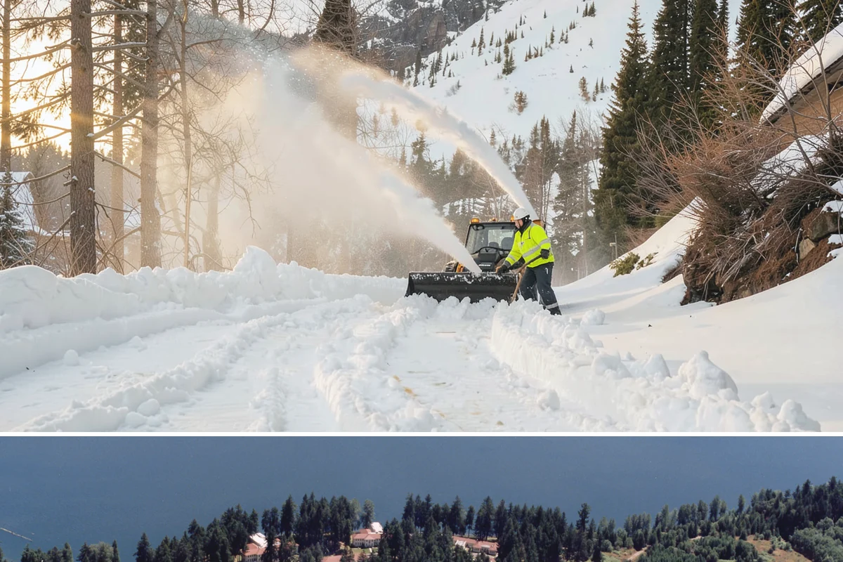 Box Plow Service in Lakewood, Pierce County, WA - Box plow service is used throughout the snow season, mainly December through February, on large paved commercial properties.
