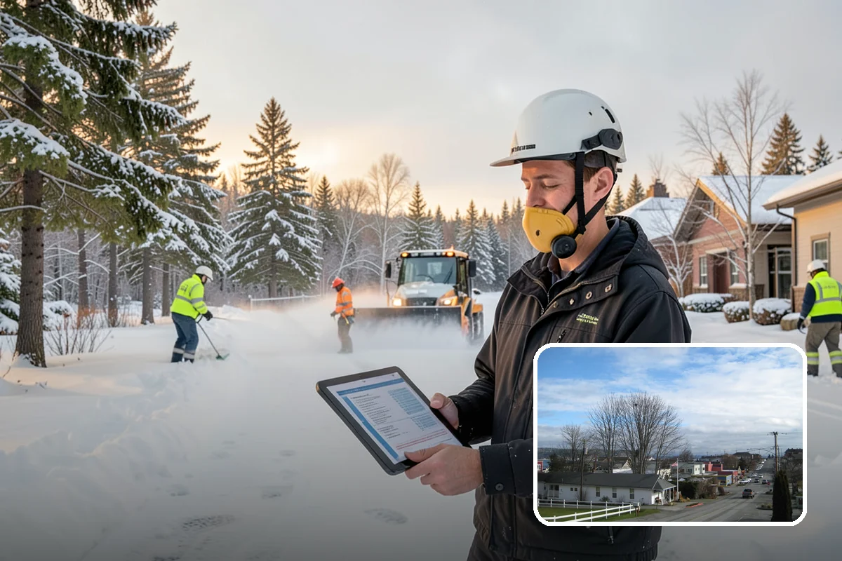 Box Plow Service in Langley, Island County, WA - Enclosed design that carries maximum snow per pass