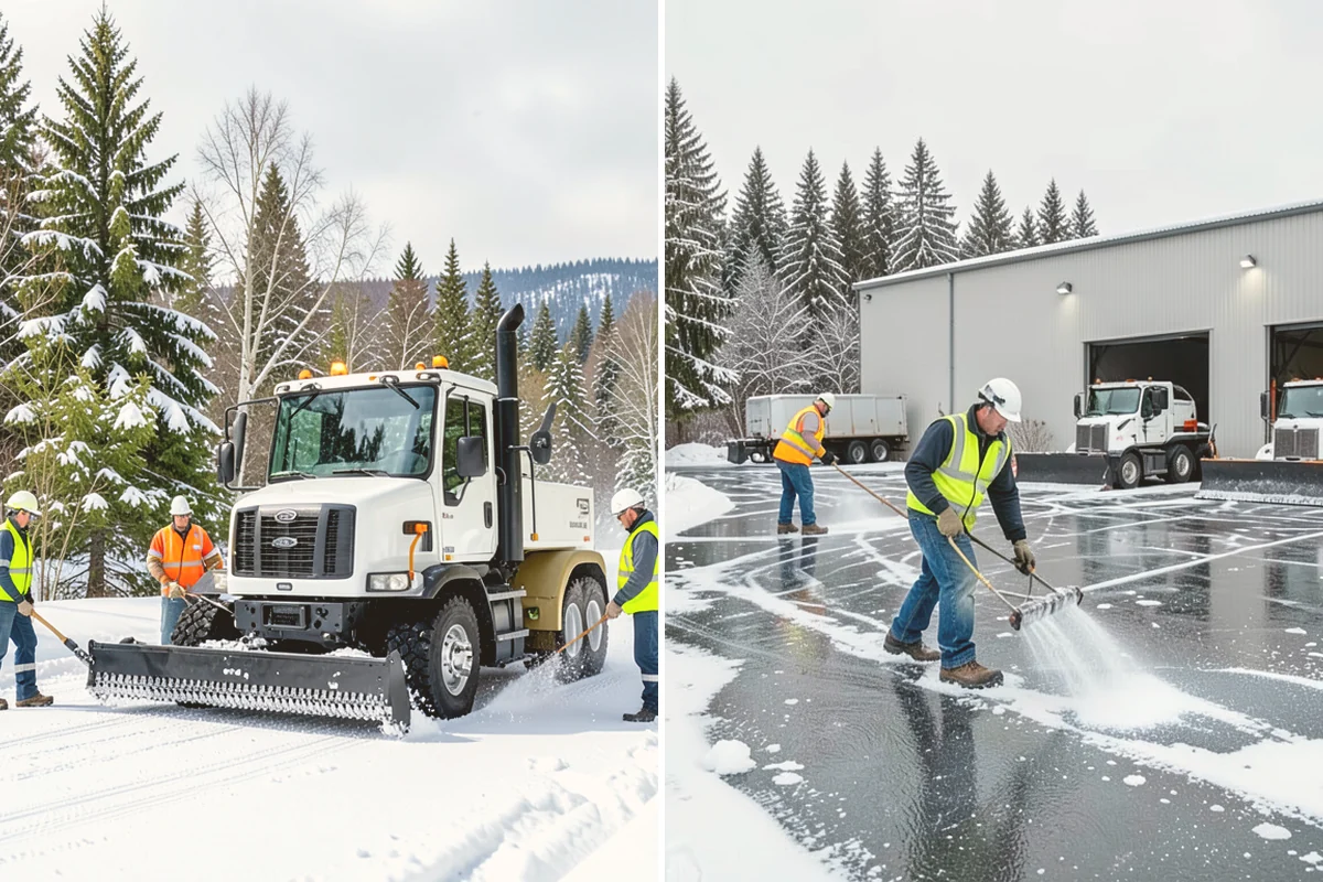Box Plow Service in Langley, Island County, WA - Deploy the box plow best sized for the surface