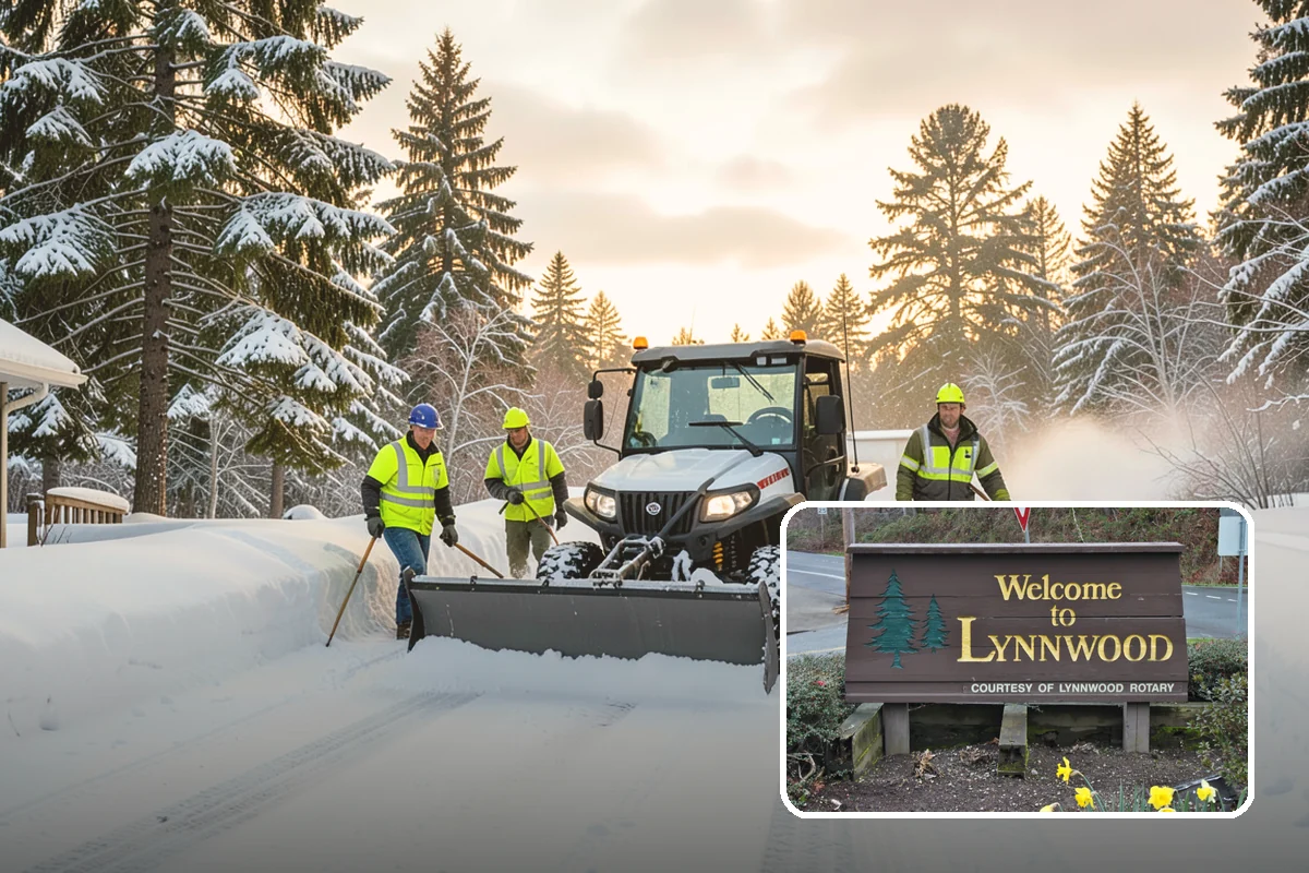 Box Plow Service in Lynnwood, Snohomish County, WA - Enclosed design that carries maximum snow per pass