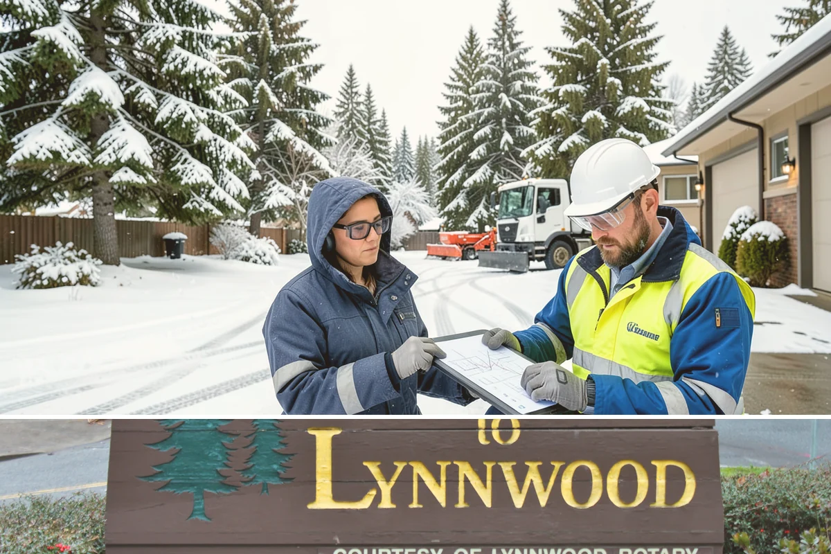 Box Plow Service in Lynnwood, Snohomish County, WA - Box plow service is used throughout the snow season, mainly December through February, on large paved commercial properties.