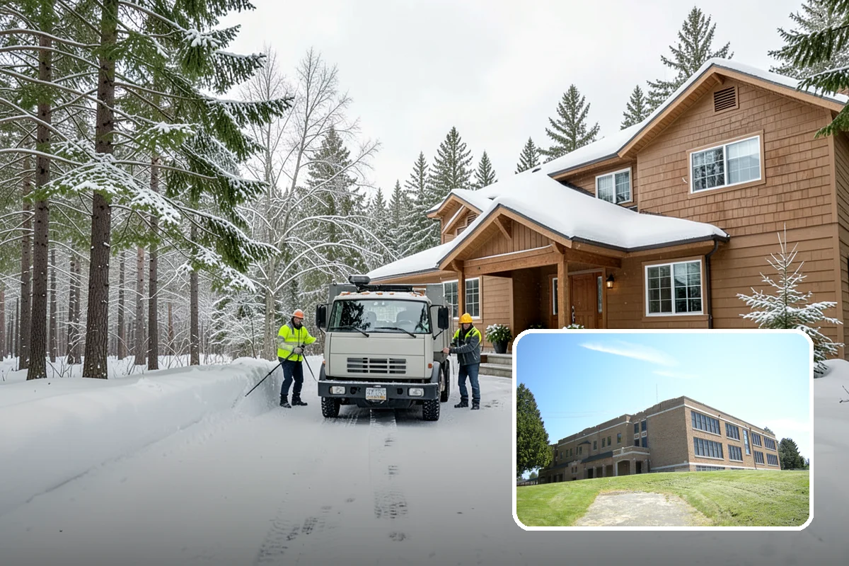 Box Plow Service in Maple Valley, King County, WA - Enclosed design that carries maximum snow per pass