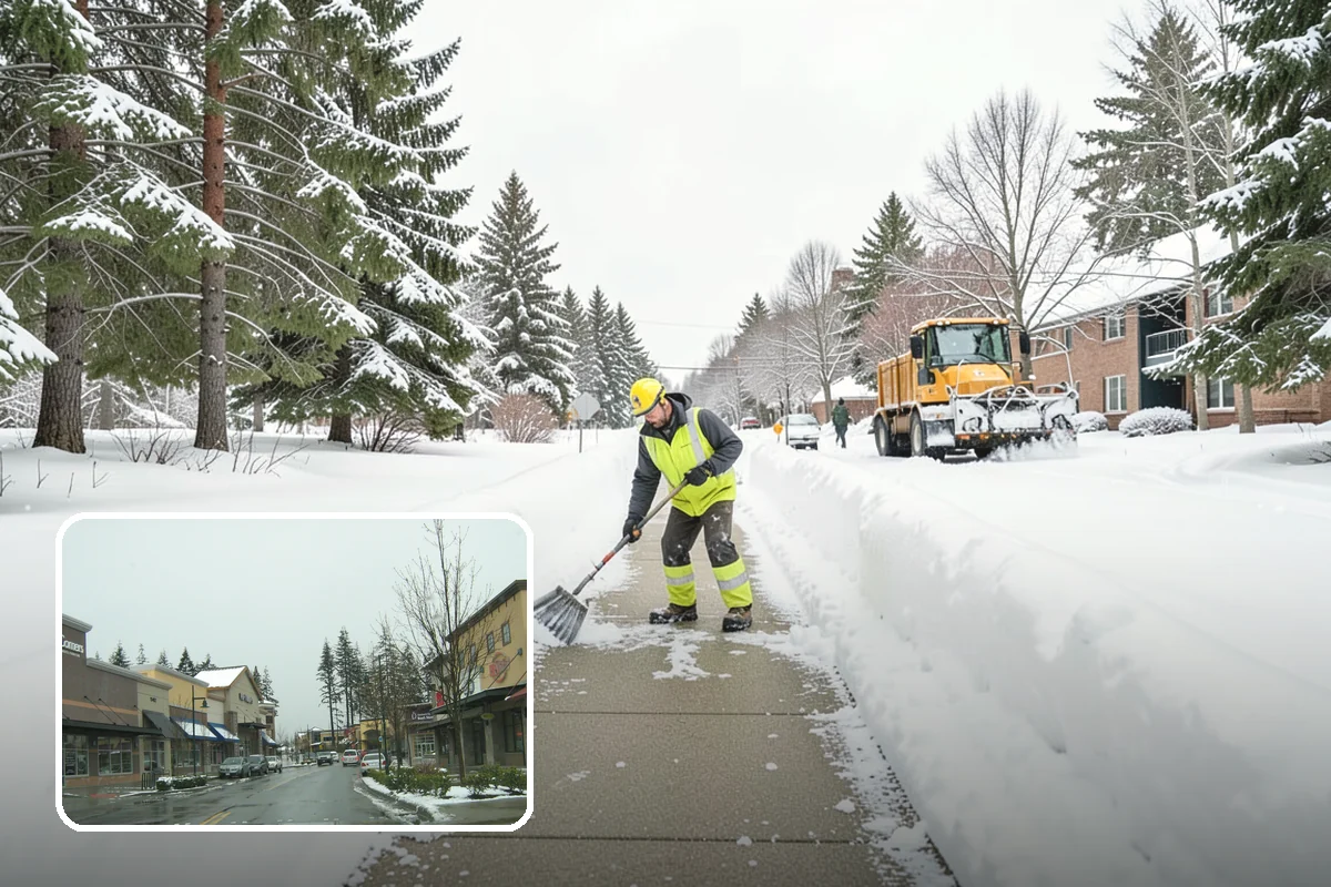 Box Plow Service in Mill Creek, Snohomish County, WA - Enclosed design that carries maximum snow per pass