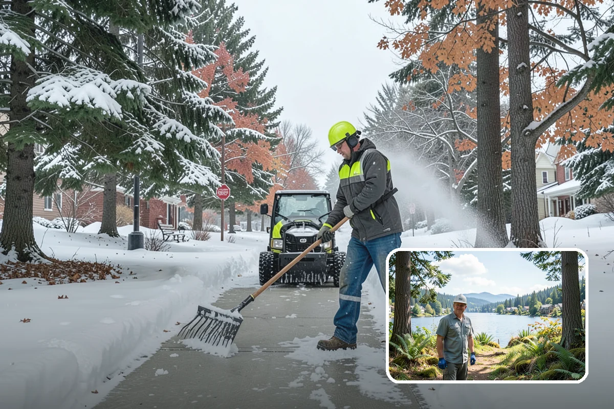 Box Plow Service in Milton, King County, WA - Enclosed design that carries maximum snow per pass